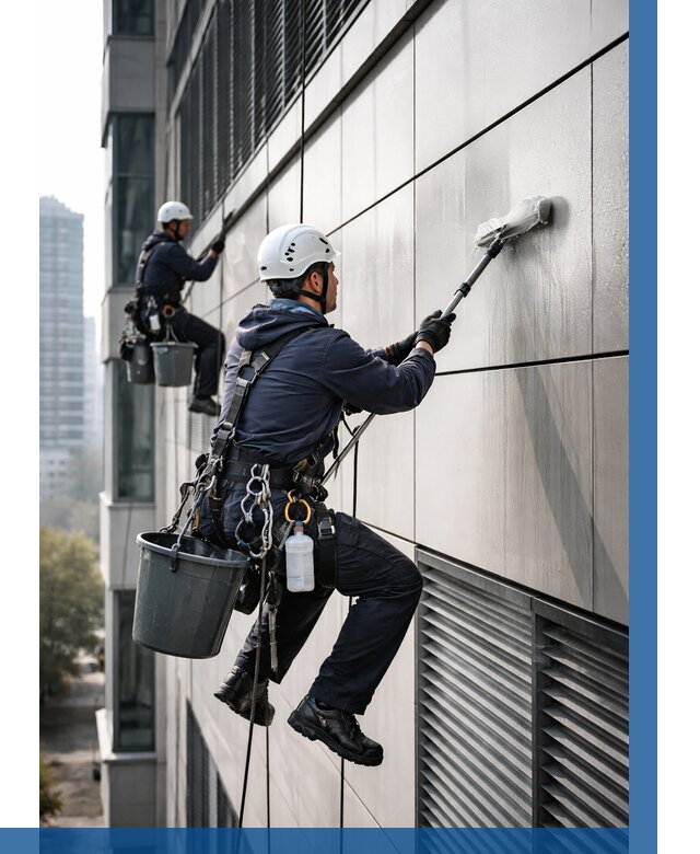 Мойка вентилируемого фасада в Асбесте от 253 р. | ВЫСОТНИК-Сбс