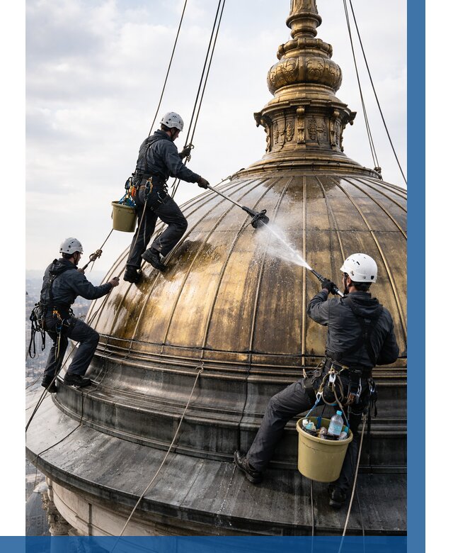 Мойка куполов и шпилей в Асбесте от 8086 р. - заказать | ВЫСОТНИК-Сбс