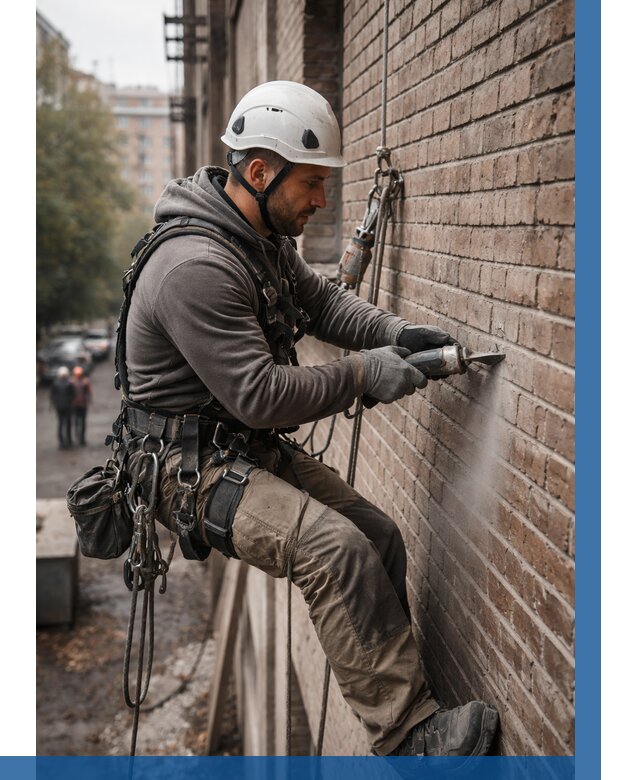 Расшивка кирпичных швов в Асбесте от 606 р. | ВЫСОТНИК-Сбс