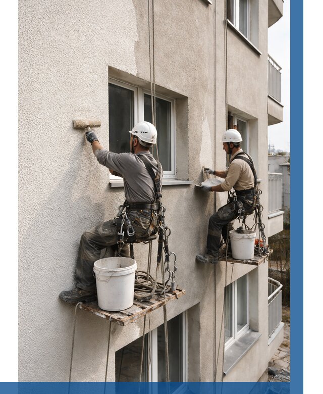 Нанесение короеда на фасад в Асбесте от 455 р. | ВЫСОТНИК-Сбс