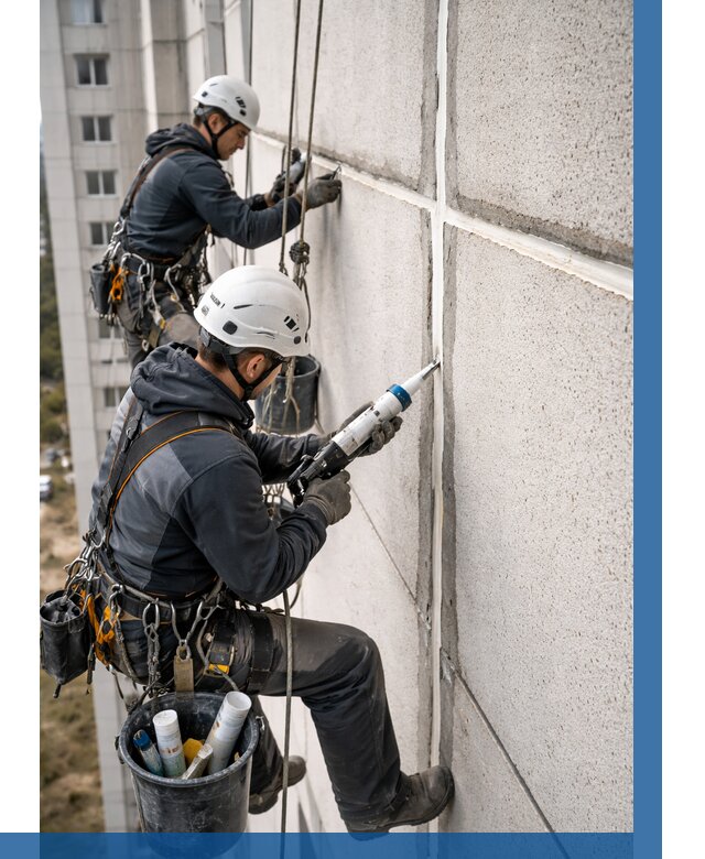 Герметизация межпанельных швов в Асбесте от 707 р. | ВЫСОТНИК-Сбс