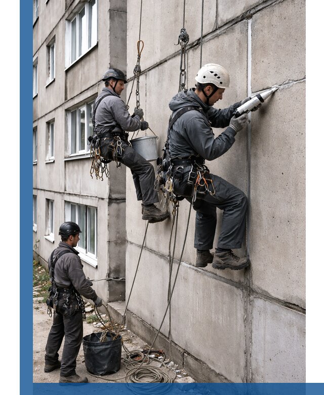 Герметизация межпанельных швов в Асбесте с гарантией герметичности