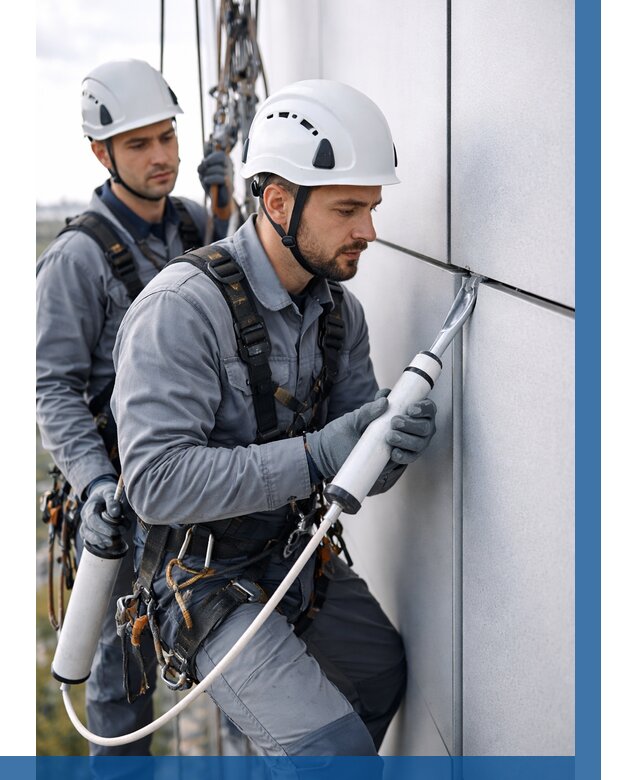 Герметизация швов вилатермом в Асбесте от 606 р. | ВЫСОТНИК-Сбс