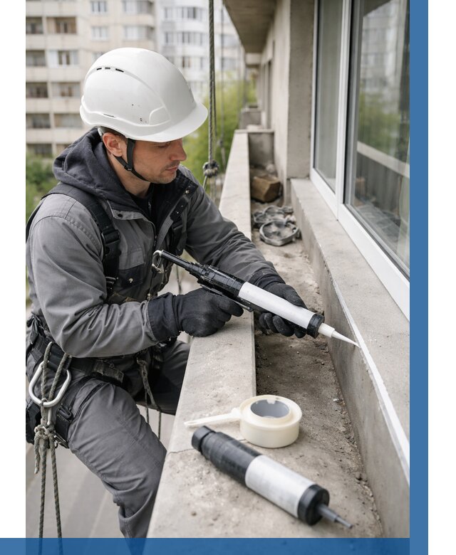 Герметизация швов лоджии в Асбесте от 4548 р. | ВЫСОТНИК-Сбс