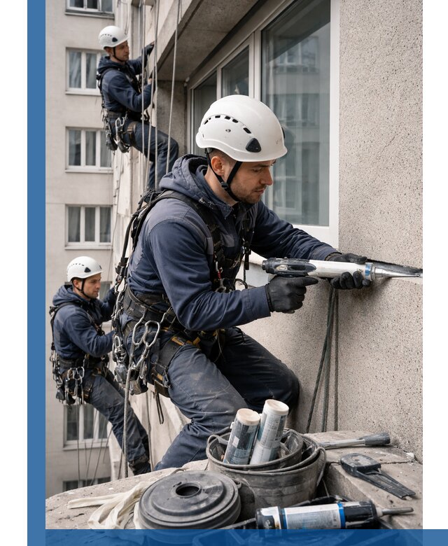 Герметизация швов лоджии в Асбесте профессионально и надежно