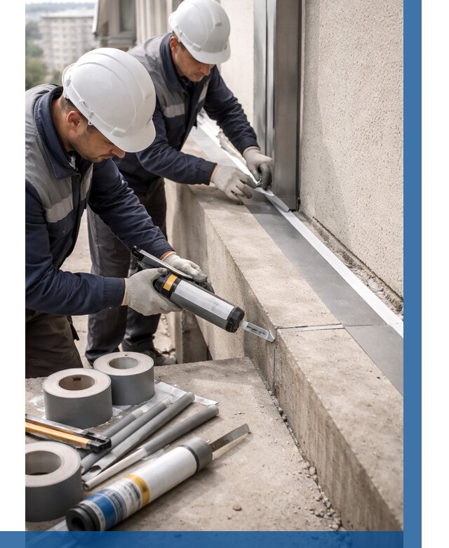 Герметизация примыкания балкона в Асбесте от 4548 р. | ВЫСОТНИК-Сбс