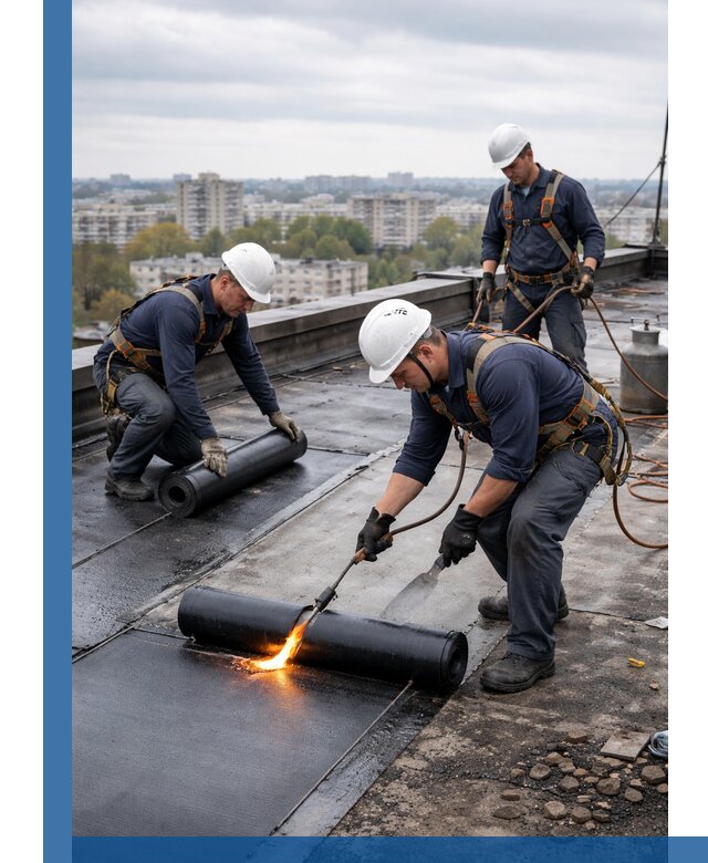 Ремонт наплавляемой кровли в Асбесте качественно и надежно