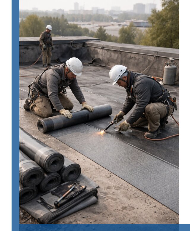 Монтаж мягкой кровли в Асбесте профессионально и надежно