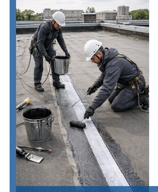 Гидроизоляция кровли мастикой в Асбесте надежная защита