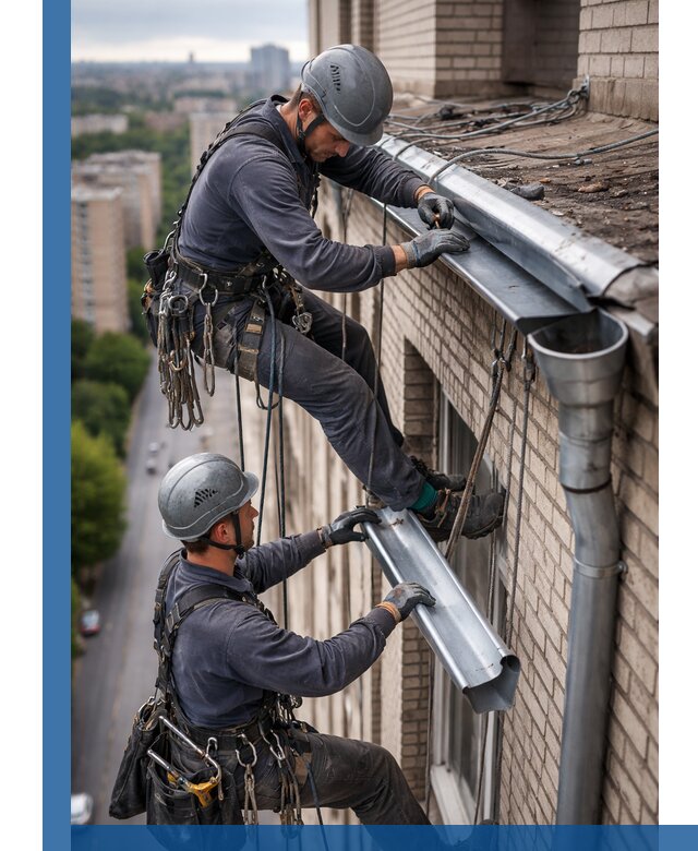 Ремонт водосточных желобов в Асбесте, быстро и качественно