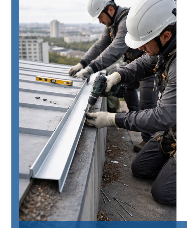 Монтаж капельника на кровле в Асбесте с гарантией качества