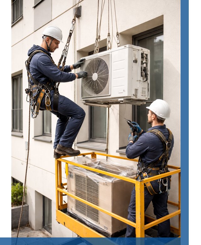 Демонтаж внешнего блока кондиционера в Асбесте от 3537 р. | ВЫСОТНИК-Сбс