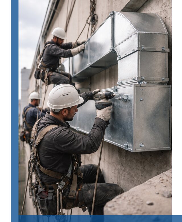 Профессиональный монтаж вентиляционных коробов в Асбесте под ключ