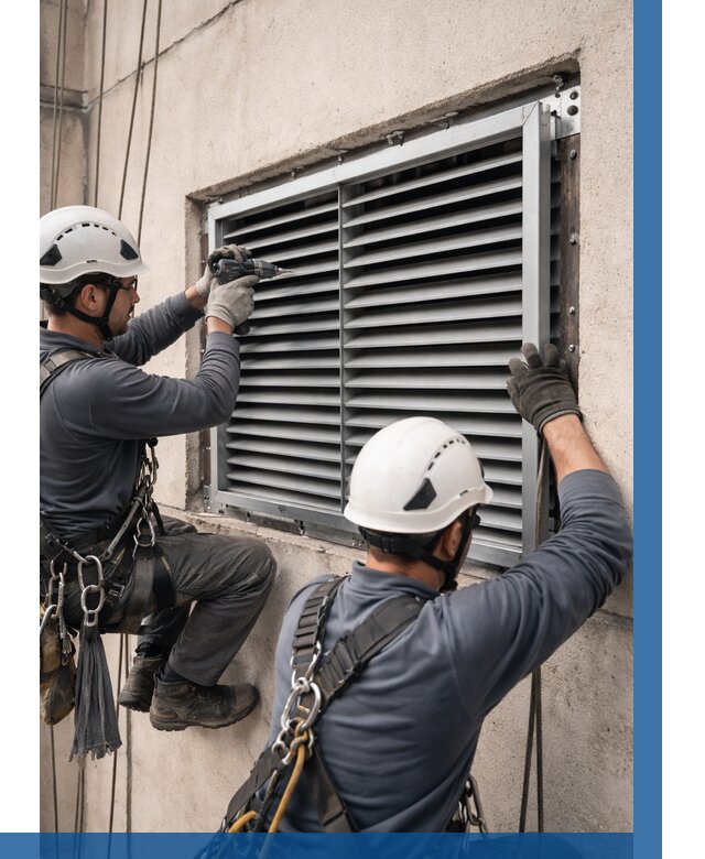 Монтаж вентиляционных решеток в Асбесте от 4548 р. | ВЫСОТНИК-Сбс