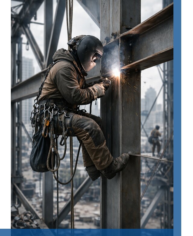 Высотные сварочные работы в Асбесте от 3537 р. | ВЫСОТНИК-Сбс