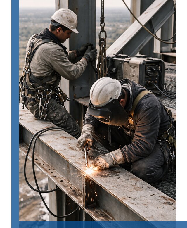 Высотные сварочные работы в Асбесте для промышленных объектов