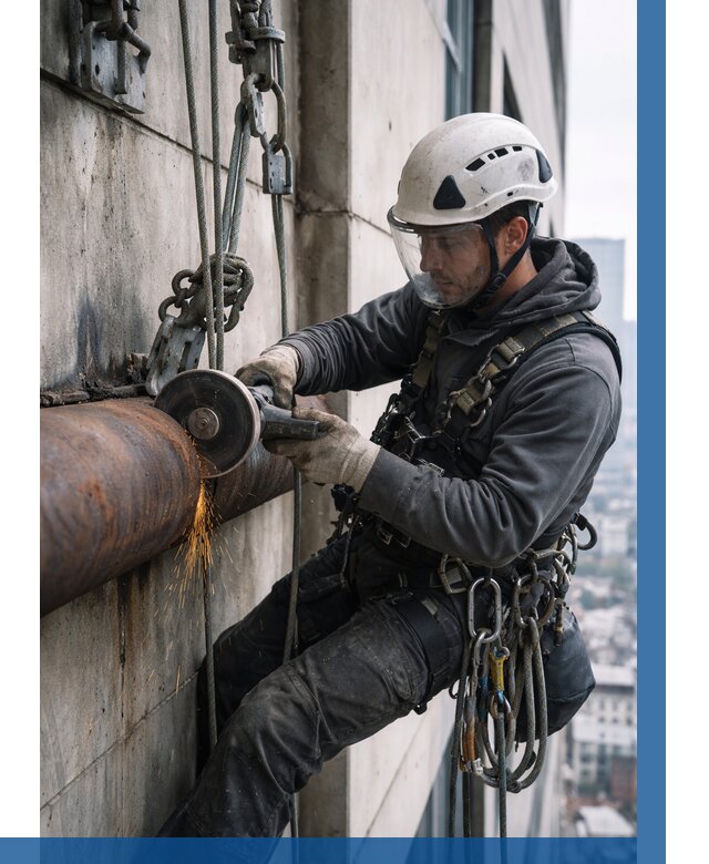 Резка металла на высоте в Асбесте по цене от 4548 р. | ВЫСОТНИК-Сбс