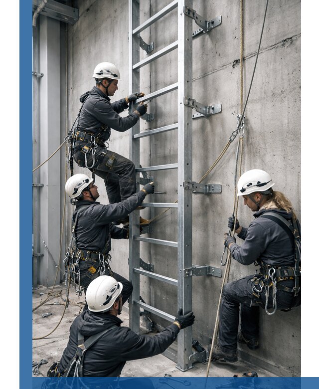 Монтаж металлических лестниц в Асбесте под ключ со гарантией