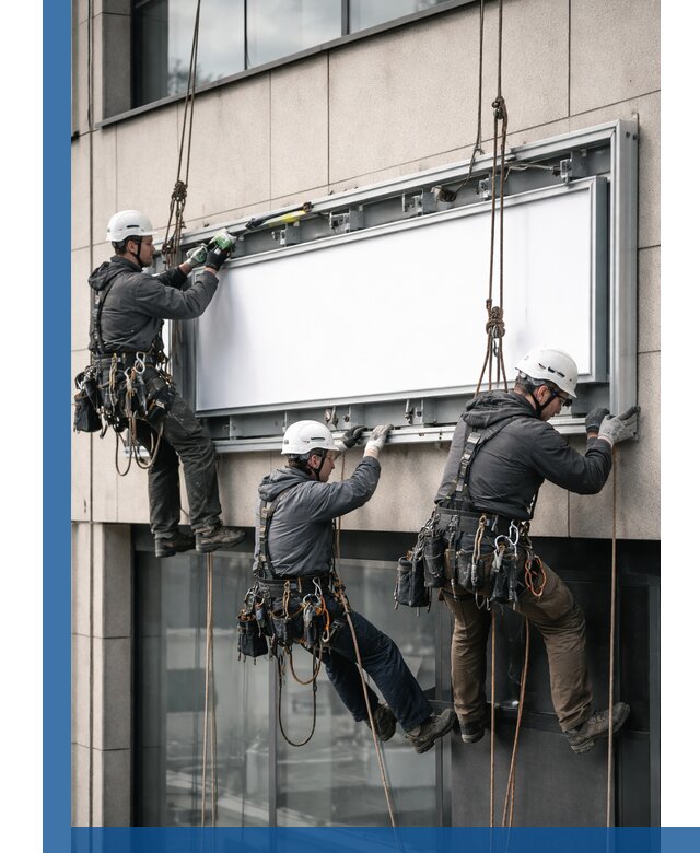 Профессиональный монтаж светового короба под ключ в Асбесте