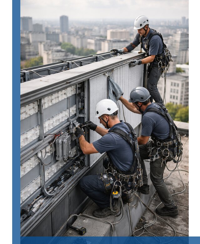 Профессиональное обслуживание крышной рекламы в Асбесте под ключ