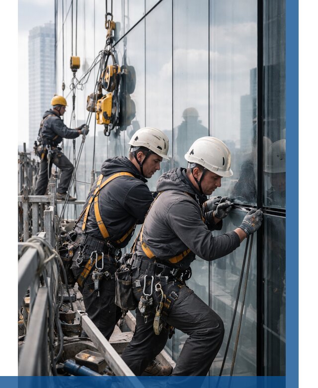 Структурное остекление фасадов в Асбесте от 9602 р. | ВЫСОТНИК-Сбс