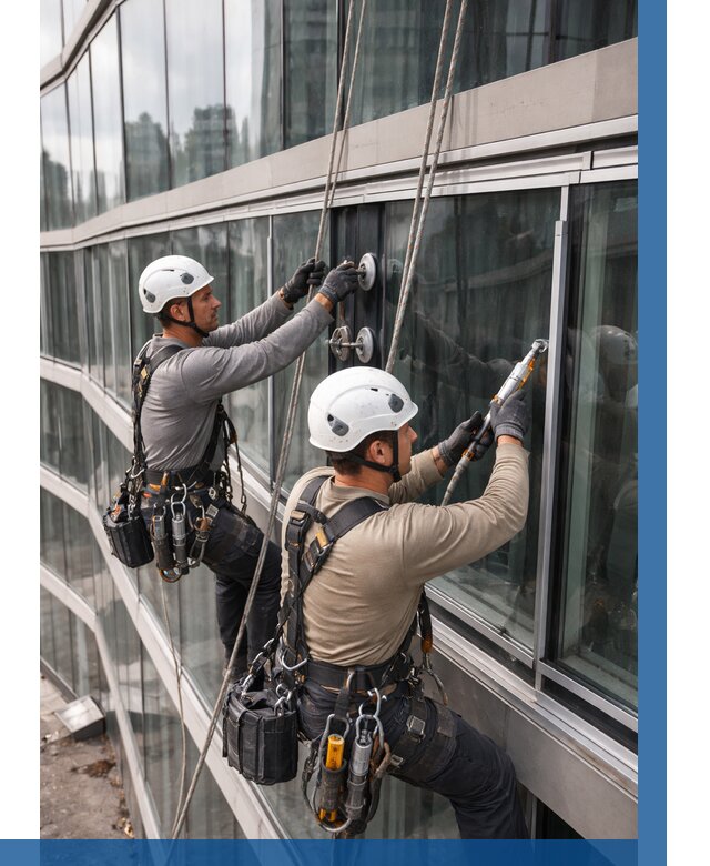 Радиусное остекление фасада в Асбесте от 12128 р. | ВЫСОТНИК-Сбс