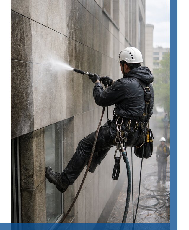 Гидроструйная очистка поверхностей в Асбесте от 859 р. | ВЫСОТНИК-Сбс