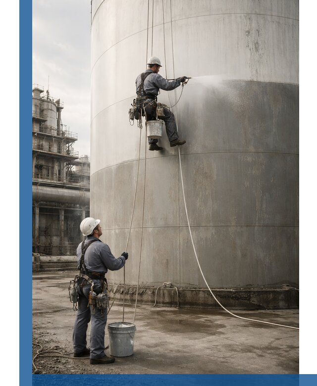 Покраска стальных резервуаров и емкостей в Асбесте профессионально