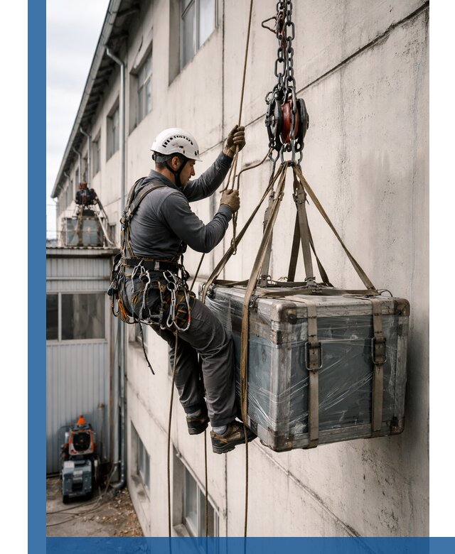 Подъем грузов на высоту в Асбесте для промышленных объектов