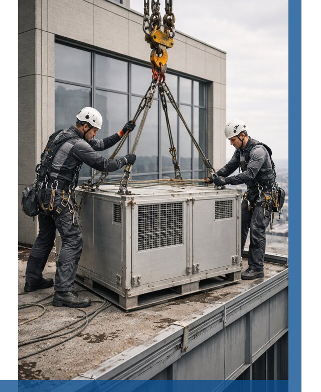 Такелажные работы на высоте в Асбесте от 8086 р. | ВЫСОТНИК-Сбс