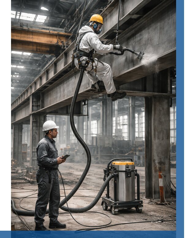 Обеспыливание конструкций в цехе в Асбесте от 4245 р. | ВЫСОТНИК-Сбс