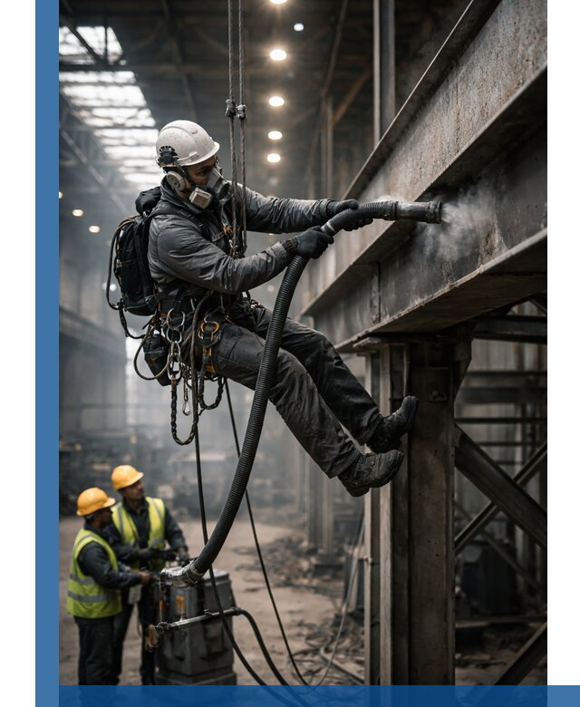 Обеспыливание конструкций в цехах промышленного производства в Асбесте