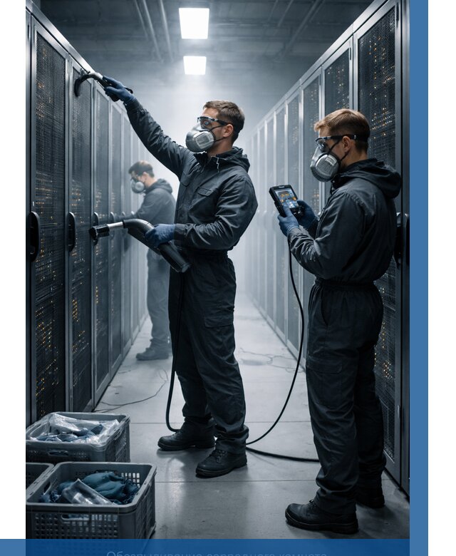 Обеспыливание серверной комнаты в Асбесте от 4548 р. | ВЫСОТНИК-Сбс