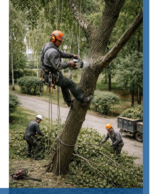 Кронирование деревьев в Асбесте от 6570 р. | ВЫСОТНИК-Сбс