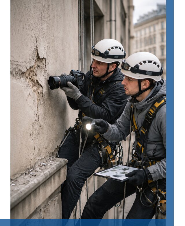 Фотофиксация дефектов фасада в Асбесте от 4548 р. | ВЫСОТНИК-Сбс