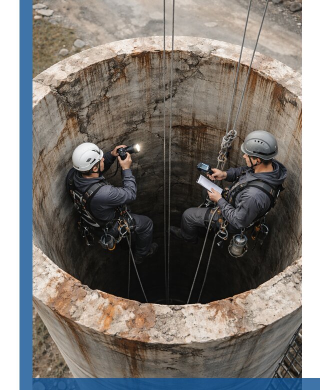 Обследование дымовой трубы: диагностика и оценка состояния в Асбесте